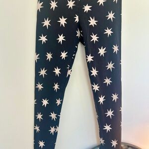 Tea Collection Black and White‎ Star Leggings